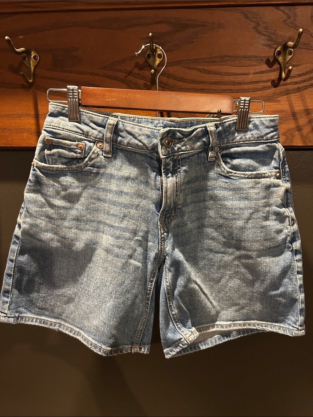 American Eagle Outfitters Light Wash Denim Shorts